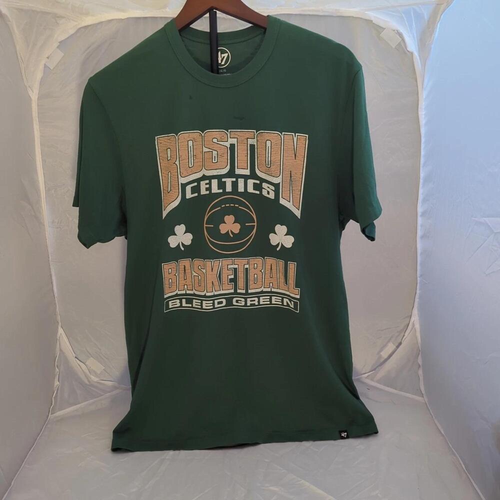 Boston Celtics 47 Brand City Edition Shirt Mens L Bleed Green
